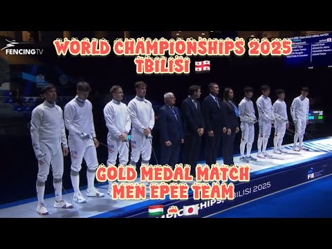 [GOLD] Hungary 🇭🇺 v Japan 🇯🇵 l Fencing World Championships 2025 - Tbilisi Georgia | Men Epee Team