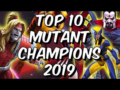 Top 10 Mutant Champions 2019 - Marvel Contest of Champions