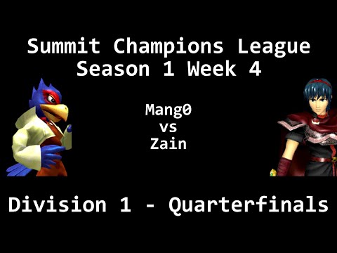 SCL1.4 - Mang0 (Falco) vs Zain (Marth) - Division 1 - Quarterfinals