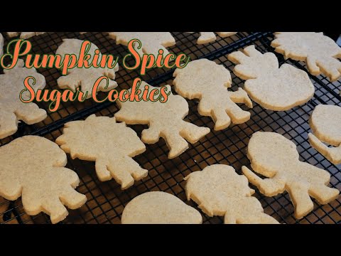 Pumpkin Pie Spice Sugar Cookies | Sugar Cookie Recipes