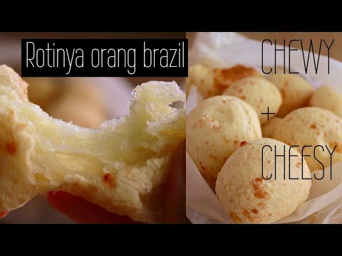 Pao de Queijo | Brazilian Cheese Bread | Roti Keju