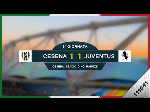 Serie A 1990-91, g03, Cesena - Juventus