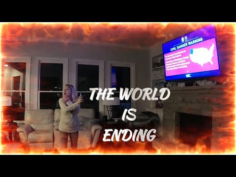 End of the World Prank on Wifey! I got her!!! She thought it was over!!!