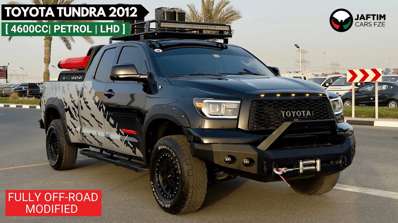 Toyota Tundra DOUBLE CABIN | AFTER MARKET MODIFIED | 4.6L PETROL ENGINE | LHD | 2012 | ROOF MOUNTED FUEL CANS video