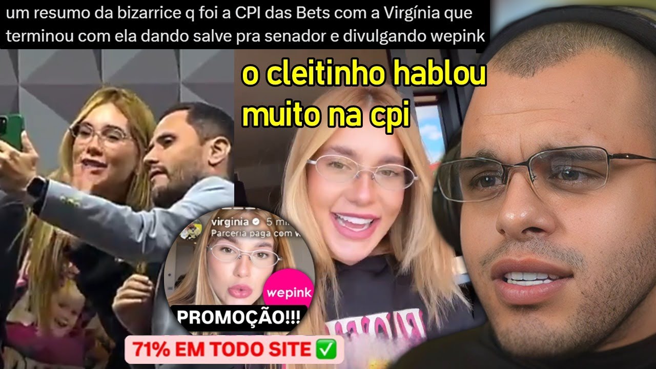TUDO SOBRE A CPI DAS BETS COM A VÍRGINIA E SEUS FÃS SENADORES