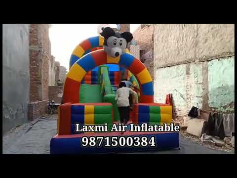 Mickey Mouse Inflatable Bouncy Slider