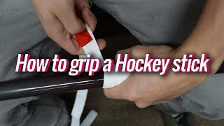 How to grip a Hockey stick