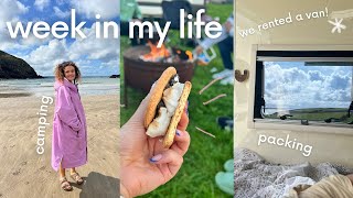 week in my life | camping trip, pack with me for camping 2023 🏕