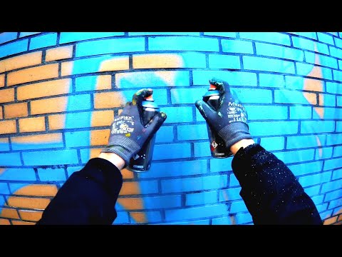 GRAFFITI DOUBLE HAND Throw Up Bombing - SUCUK - Raw Action