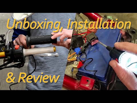 BikeMaster Heated Motorcycle Grips Installation & Review (Suzuki Bandit 1200)