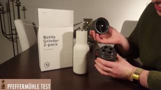 Menu Bottle Grinder Pfeffermühlen Unboxing & Praxistest