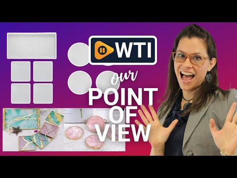 ResinWorld 4 Pack 4 inches Round Coaster Molds + 1Pc Thick Rectangle Tray Mold with 4 Pack Square Coaster Molds - WTI product video review