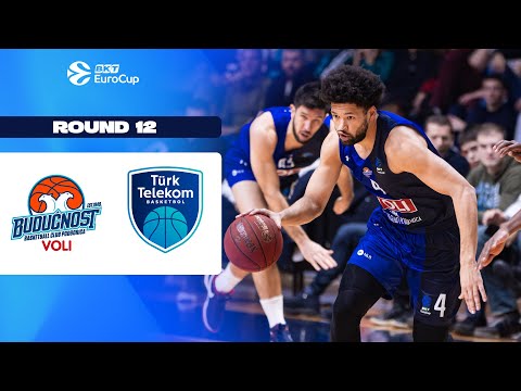 Buducnost VOLI Podgorica - Turk Telekom Ankara | Round 12 | EuroCup Basketball 2025-26