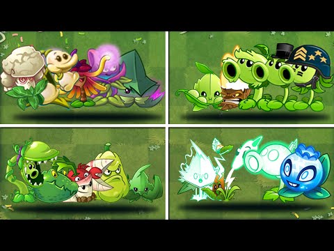 Team (Enchant Vs Enforce Vs Appease Vs Fila Mint Plant) - Who Will Win? -PvZ 2 Team 05 Plant