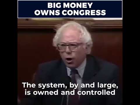 TBT Bernie in 1992: "Big Money Owns Congress"