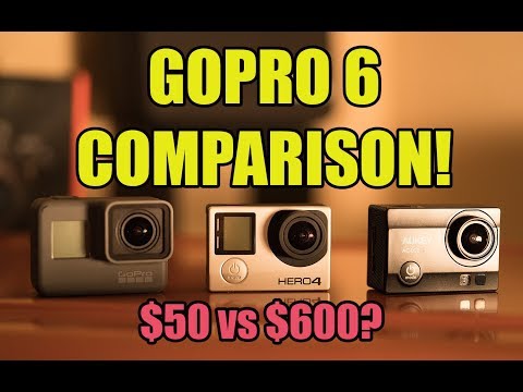GoPro HERO 6 BLACK Shoot Out with GoPro 4 Black, and Aukey AC-LC2