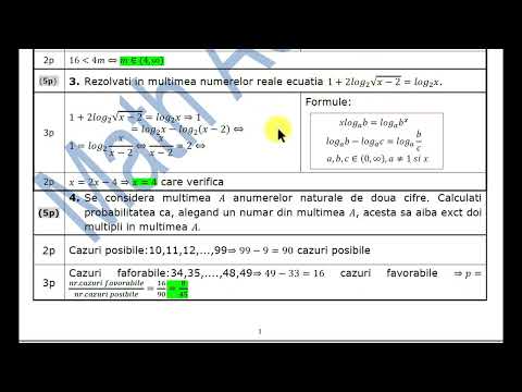 Teste bacalaureat-Simulare Matematica Informatica 2022