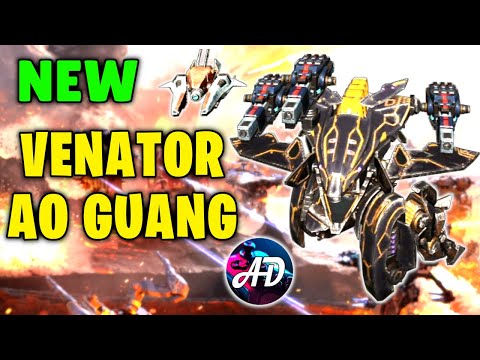 NEW VENATOR AO GUANG Turns Into A GODLIKE!! Machine - War Robots MK2 Gameplay WR