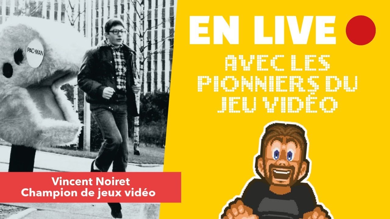 Champion de jeux vidéo rétro (Atari, Nintendo, etc.) ! Vincent Noiret