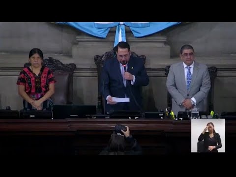 DIPUTADOS NO LLEGAN A TRABAJAR AL CONGRESO DE GUATEMALA Y SESION SE CIERRA POR FALTA DE QUORUM