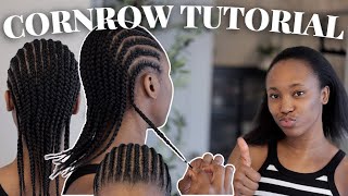 Simple Cornrows Tutorial: Perfect for Beginners 👩🏾🦱✨
