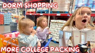 DORM SHOPPING AND COLLEGE PACKING CHOAS | "Don't Do It" | Family 5 Vlogs