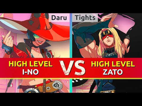 GGST ▰ Daru (I-No) vs Tights (Zato). Guilty Gear Strive High Level Gameplay