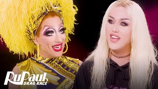 The Pit Stop S15 E04 🏁 Bianca Del Rio &amp; Adore Delano Party! | RuPaul’s Drag Race S15