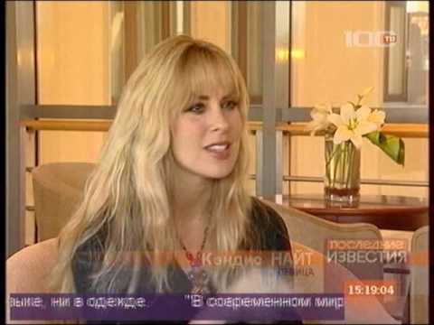Candice Night on Russian TV