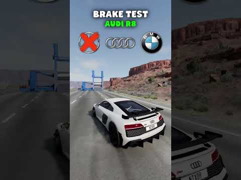 Thumbnail for Mercedes vs Audi vs BMW cars in BeamNG #beamngdrive #beamng #braketest by Obvio!