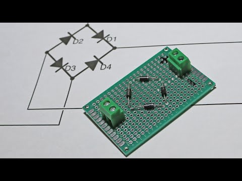 Gleichrichter selber bauen | Brückengleichrichter B2U, E1U, Glättkondensator und Praxisbeispiel