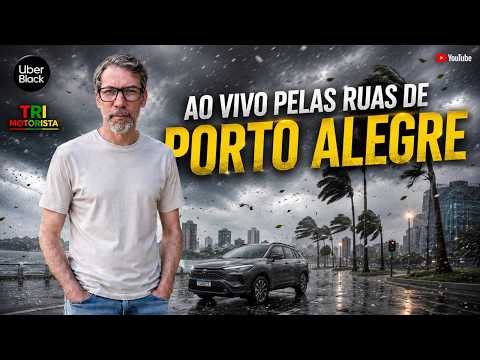 PORTO ALEGRE AO VIVO COM O TRIMOTORISTA #uber #99pop #portoalegre #motorista #irl #brasil #monster