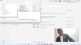 Opening a document in Microsoft word
