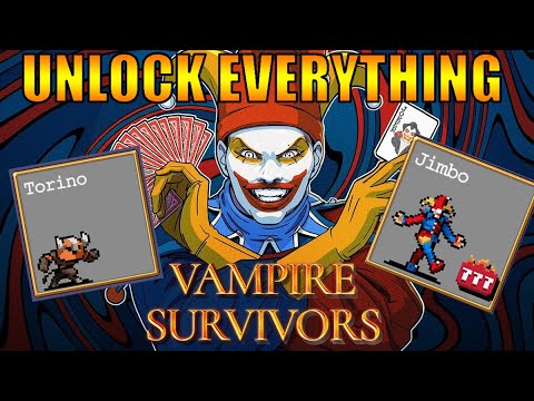 How to Unlock EVERYTHING in Vampire Survivors 1.14 Westwoods/Ante Chamber