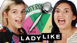 Download lagu Ladylike Tries The Extreme No Mirror Makeup Challenge • Beauty Roulette mp3 Download lagu Ladylike Tries The Extreme No Mirror Makeup Challenge • Beauty Roulette mp3