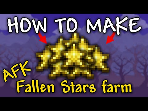 How to Make Fallen stars AFK Farm in Terraria | Stars Farm Guide