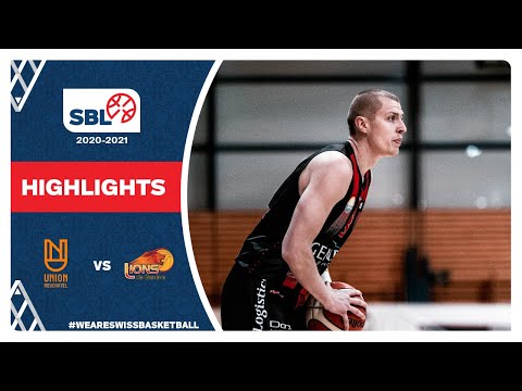 SBL 20/21 Highlights - Union Neuchâtel Basket vs. Lions de Genève