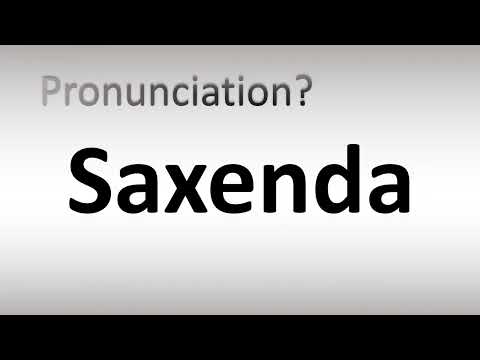How to Pronounce Saxenda
