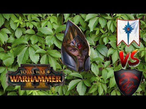 High Elves vs Vampire Counts | SURPRISE SHADOW WALKER  - Total War Warhammer 2