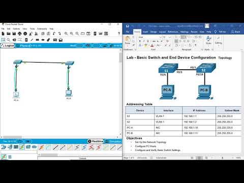 2.9.2 lab basic switch and end device configuration