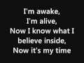Skillet - Awake and Alive (lyrics) 