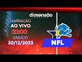 Nfl Dallas Cowboys X Detroit Lions narra o Ao Vivo Dime