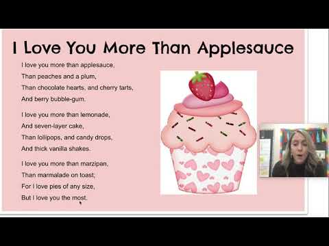 Poem: I love you more than Applesauce