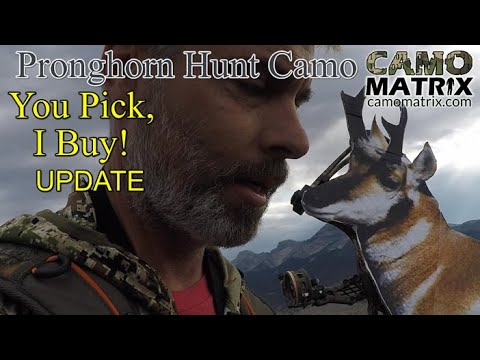 UPDATE - Pick the Camo I will Buy for My 2023 Archery Pronghorn Hunt - Pick from 6 Patterns