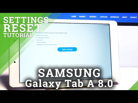 How to Reset All Apps in SAMSUNG Galaxy Tab A 8.0 – Restore App Defaults