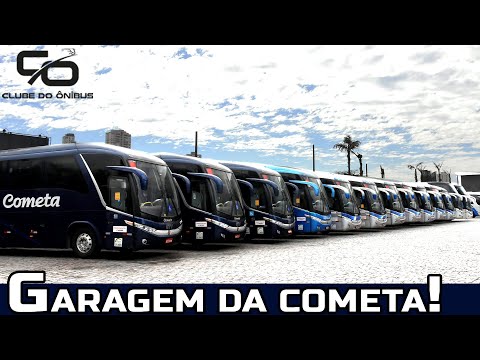 Amazing! Get to know the garage of Viação Cometa | The largest bus company in São Paulo.