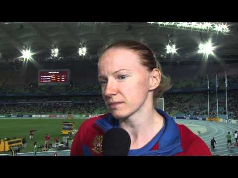 From The Daegu 2011 Mixed Zone: Svetlana Feofanova RUS