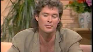 David Hasselhoff on TV-am in 1989