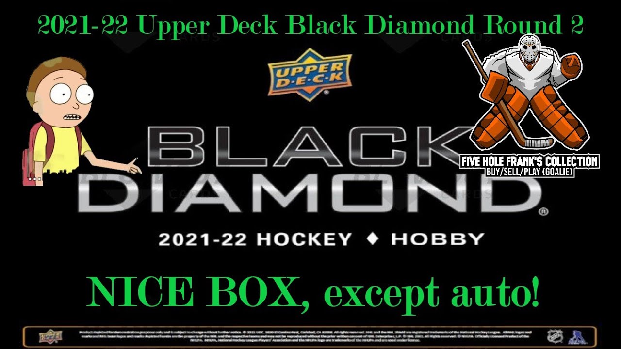 2021-22 Upper Deck Black Diamond Break Round 2, Auto is Trash, Nice Box!