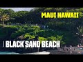 You Must Visit the Black Sand Beach Waianapanapa State Park Maui Hawaii : Ep.02